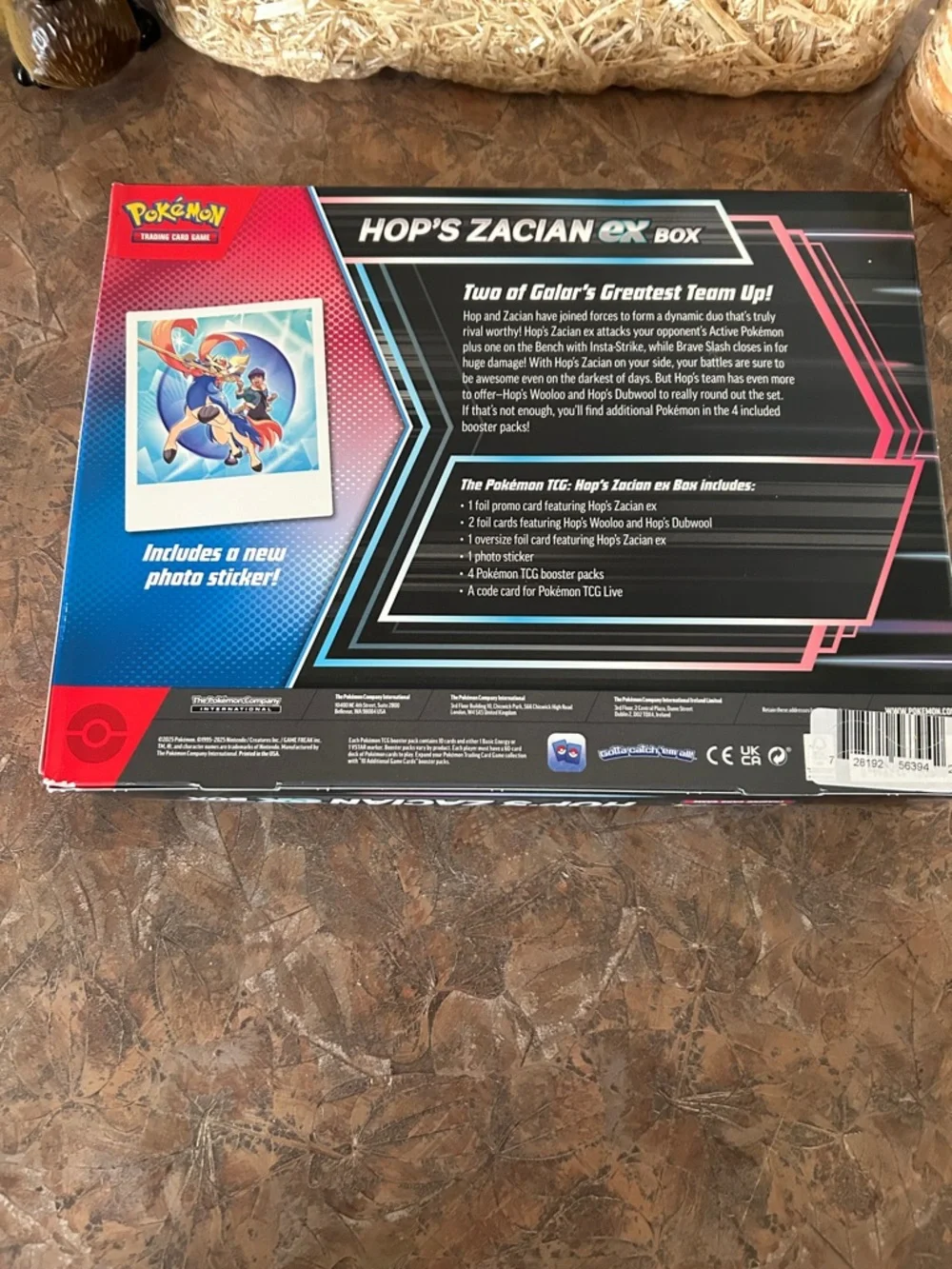 Pokémon Hop’s Zacian ex Box Trading Card Set Game